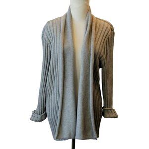 Sonoma XL Grey Cardigan Long Sleeved Cuffed Ribbed